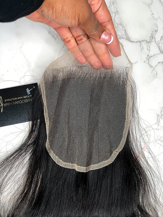 5x5 Transparent Lace Closures